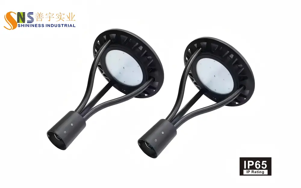 Top View of 200W LED Post Top Light – Outdoor Street Lighting Fixture
