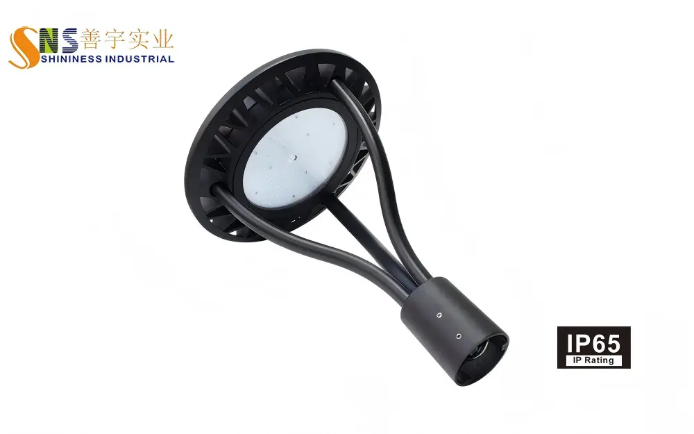 Die-cast aluminum housing of LED post top light